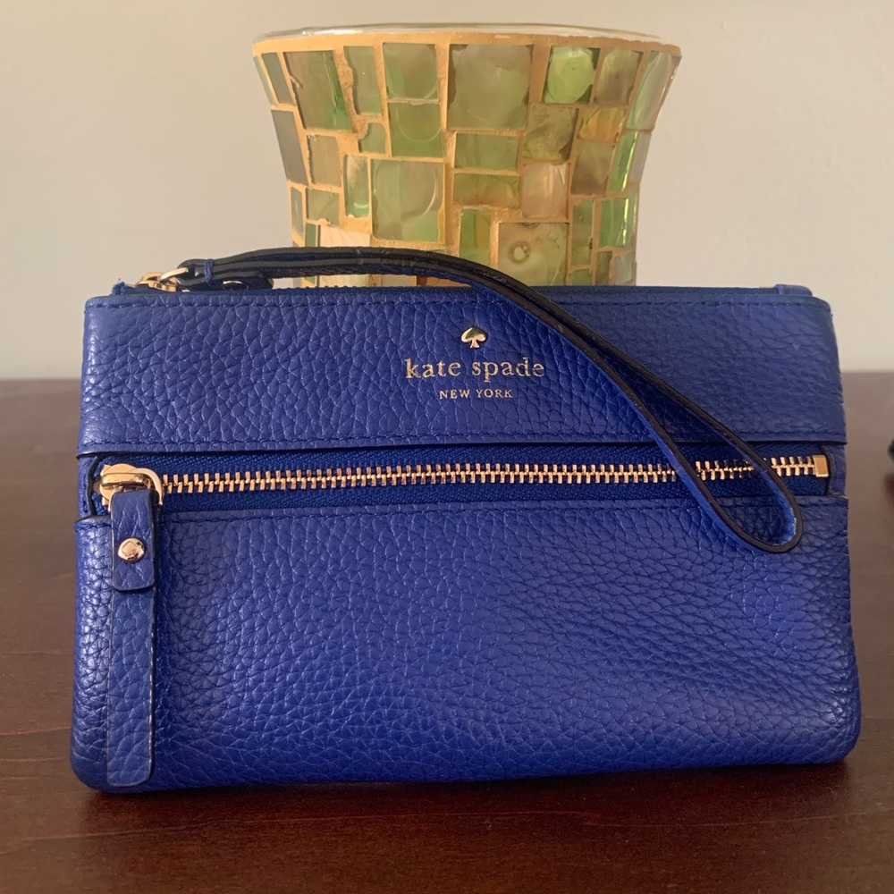 Kate Spade Pebbled Leather Wristlet